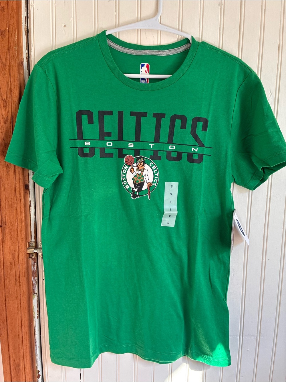 NBA Boston Celtics Green Graphic Logo T‑Shirt